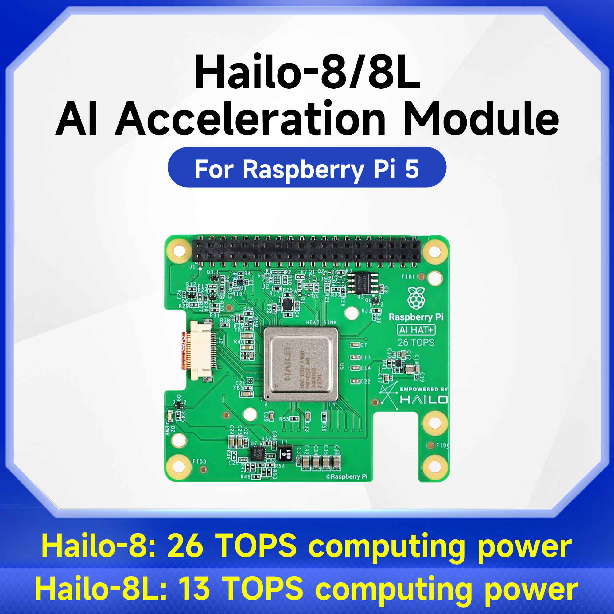 Raspberry Pi Ai Kit Hailo-8L - Hailo 8/8l Ai Acceleratie Module 13