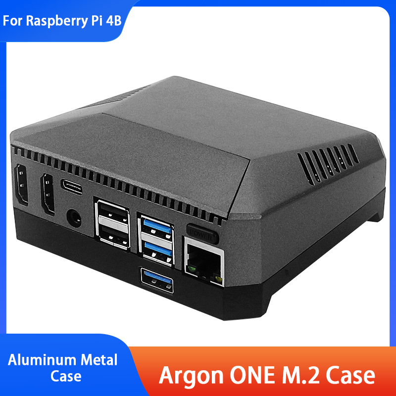 Argon One V3 M.2 Nvme Case - Argon One M.2-behuizing Aluminium behuizing met