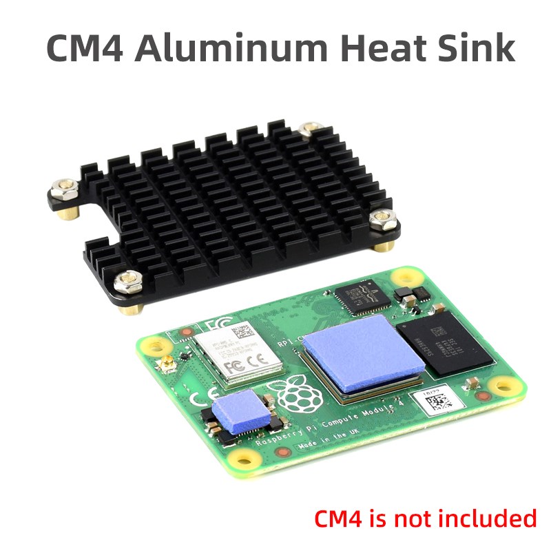 Raspberry Pi Water Cooling Kit - Aluminium Heatink Voor Raspberry Pi CM4