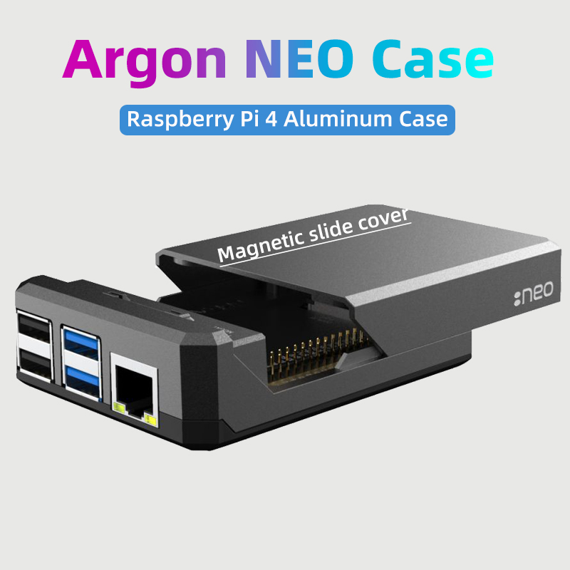 Argon One V3 M.2 Nvme Case - Argon NEO Raspberry Pi 4-behuizing Aluminium