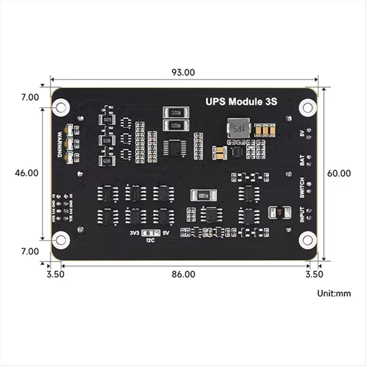 Raspberry Pi Uninterrupted Power Supply Ups 18650 - Persevering-Voor Raspberry Pi 5 UPS HOED
