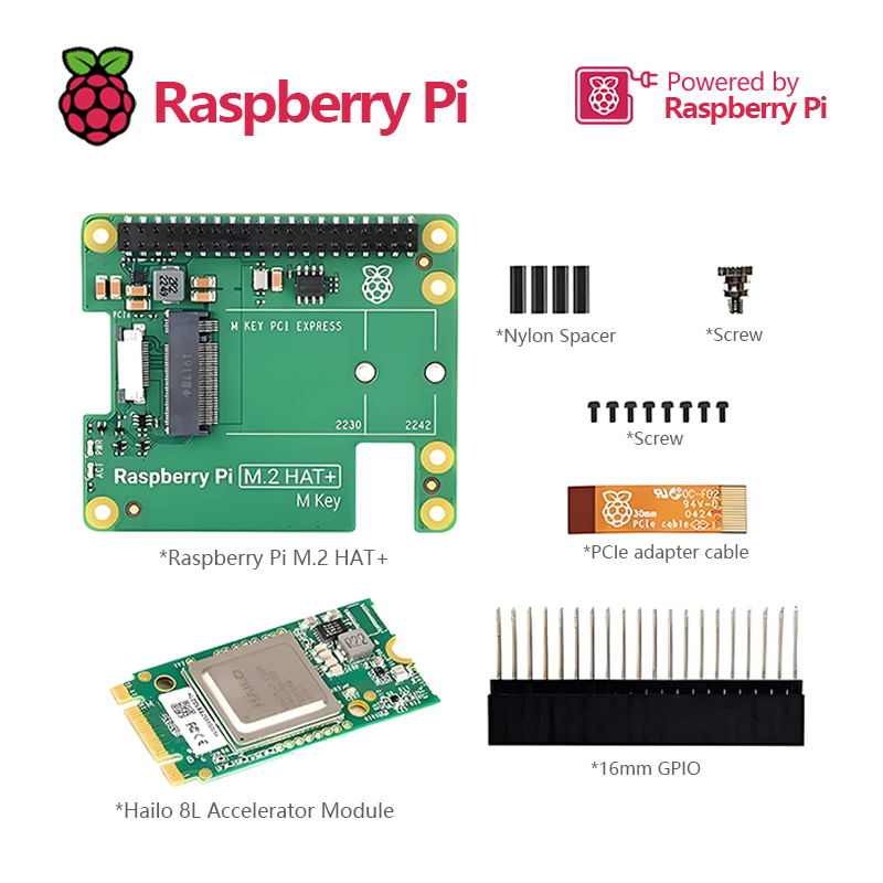 Raspberry Pi AI Kit combineert - Raspberry Pi Ai Kit Hailo-8L recensie en prijs