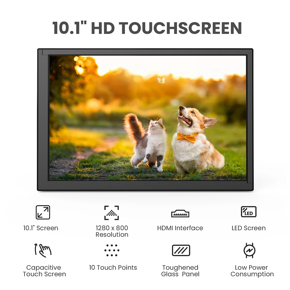 Eyoyo 10,1-inch capacitief tou - Raspberry Pi 10.1 Inch Capacitive Touch Screen Ips recensie en prijs