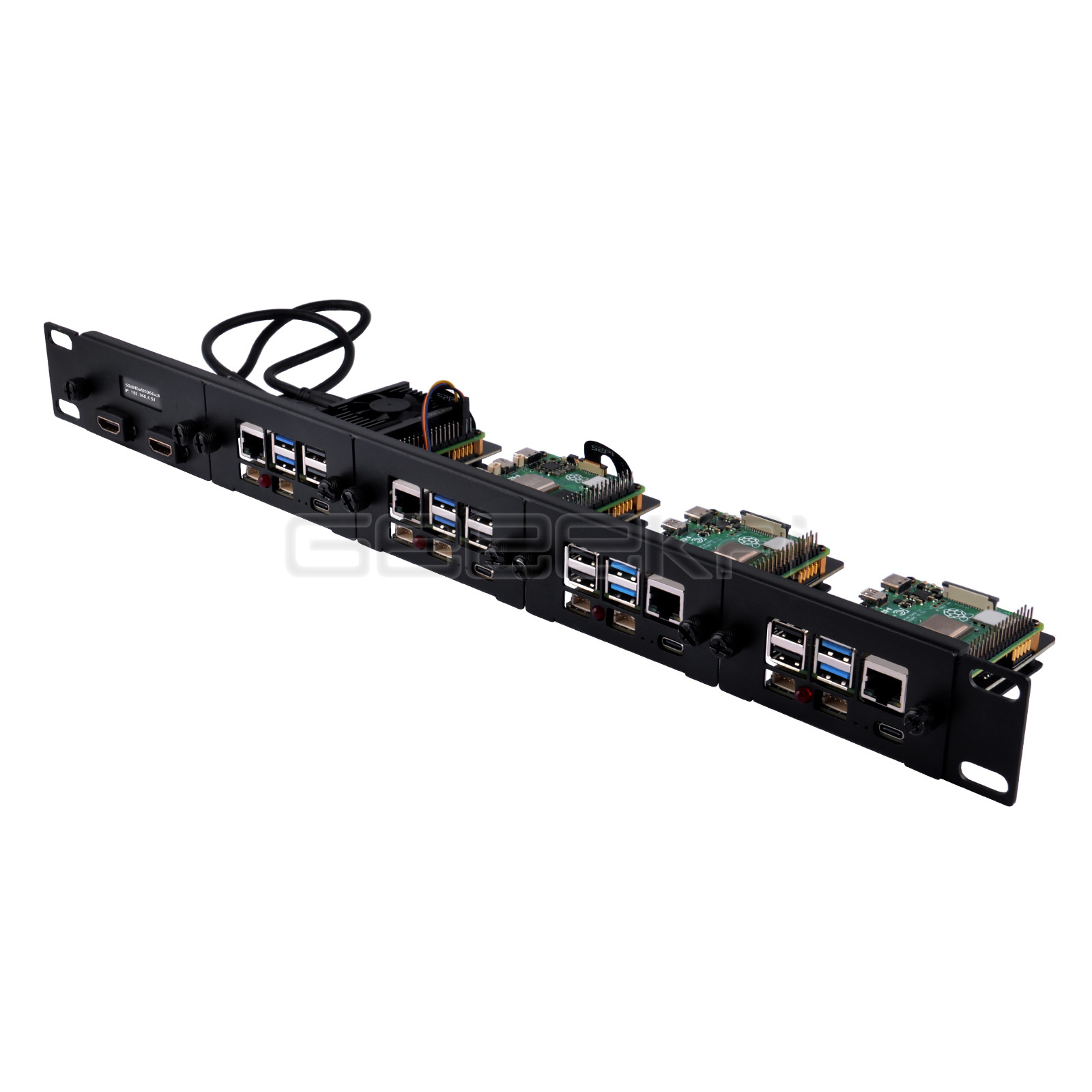1U Rackmount Stalen Beugel Kit - Raspberry Pi Rackmount 1U 19 Inch recensie en prijs