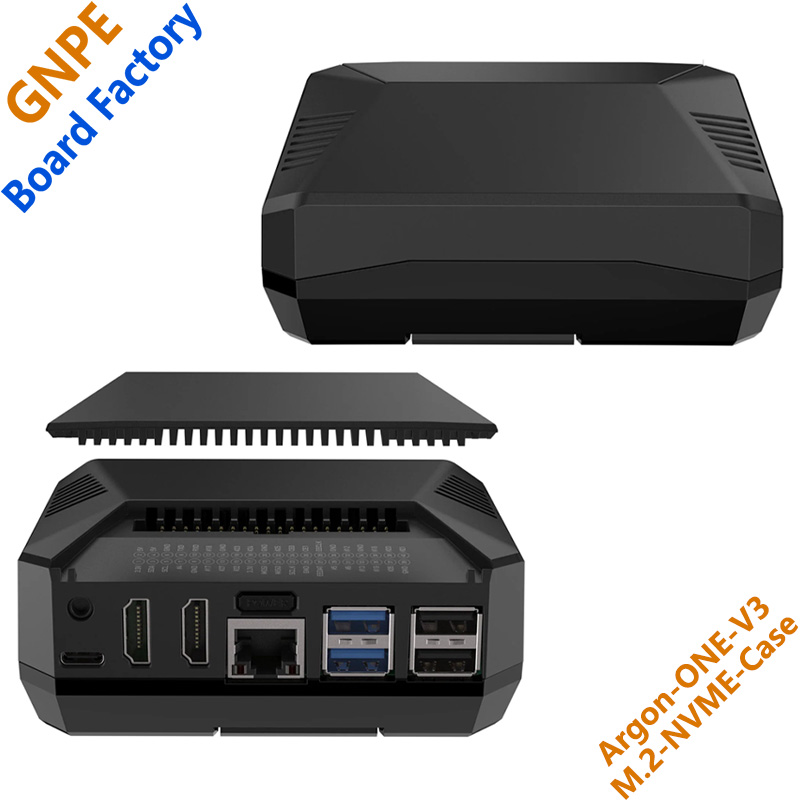 Raspberry PI 5-behuizing PCIe  - Argon One V3 M.2 Nvme Case recensie en prijs