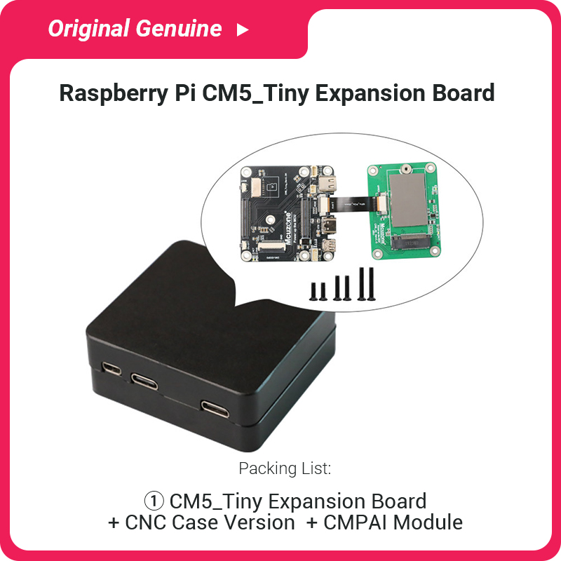 Complete CM5 Tiny Full Kit met - Raspberry Pi Ai Kit Hailo-8L recensie en prijs