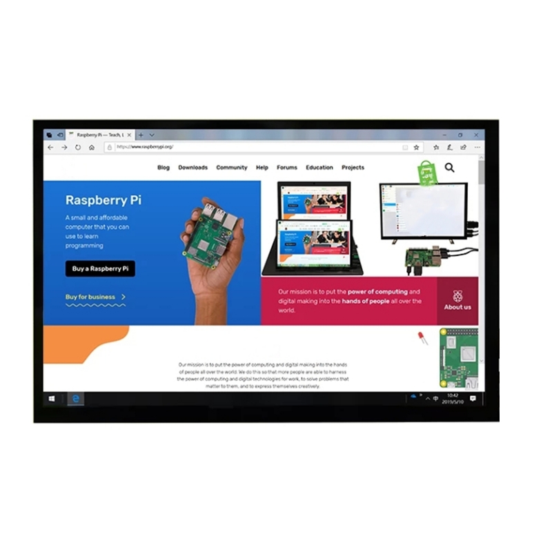Nieuwe 10.1 Inch 1280X800 Ips  - Raspberry Pi 10.1 Inch Capacitive Touch Screen Ips recensie en prijs