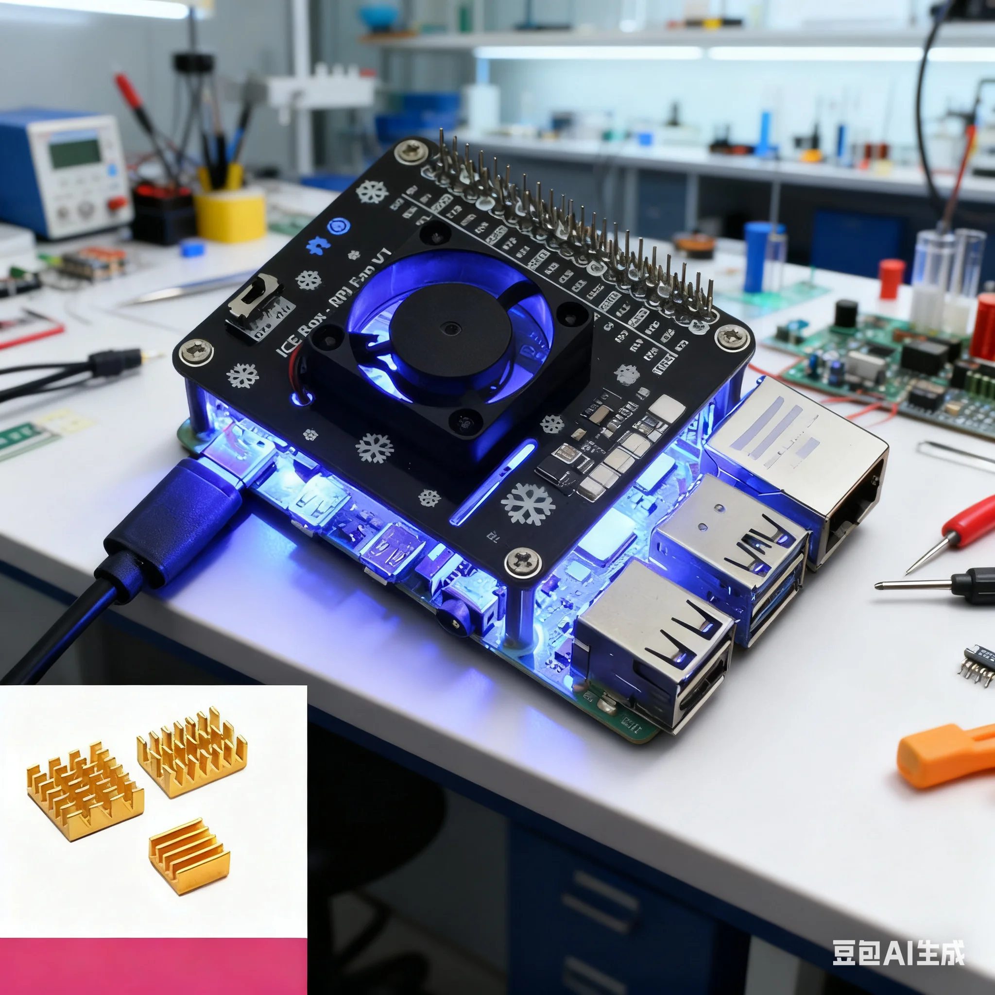 Actieve Koelhoed Voor Raspberr - Raspberry Pi Water Cooling Kit recensie en prijs