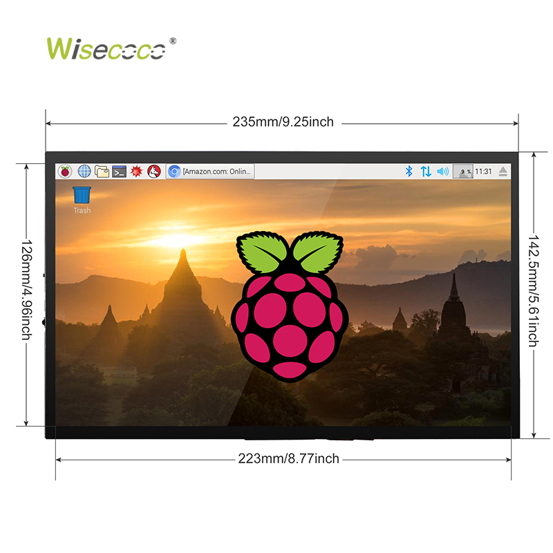Wisecoco 10,1 inch IPS LCD Onc - Raspberry Pi 10.1 Inch Capacitive Touch Screen Ips recensie en prijs